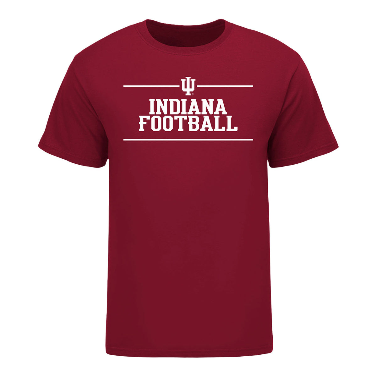 Indiana Hoosiers 2026 Student Football Schedule T-Shirt - Front View