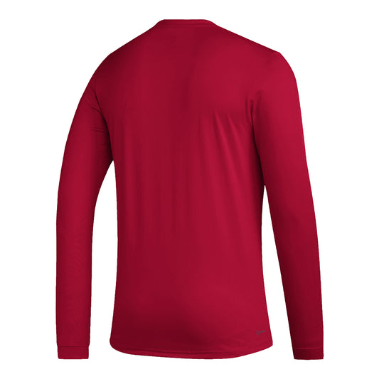 Indiana Hoosiers Adidas Baseball Bats Crimson T-Shirt - Back View