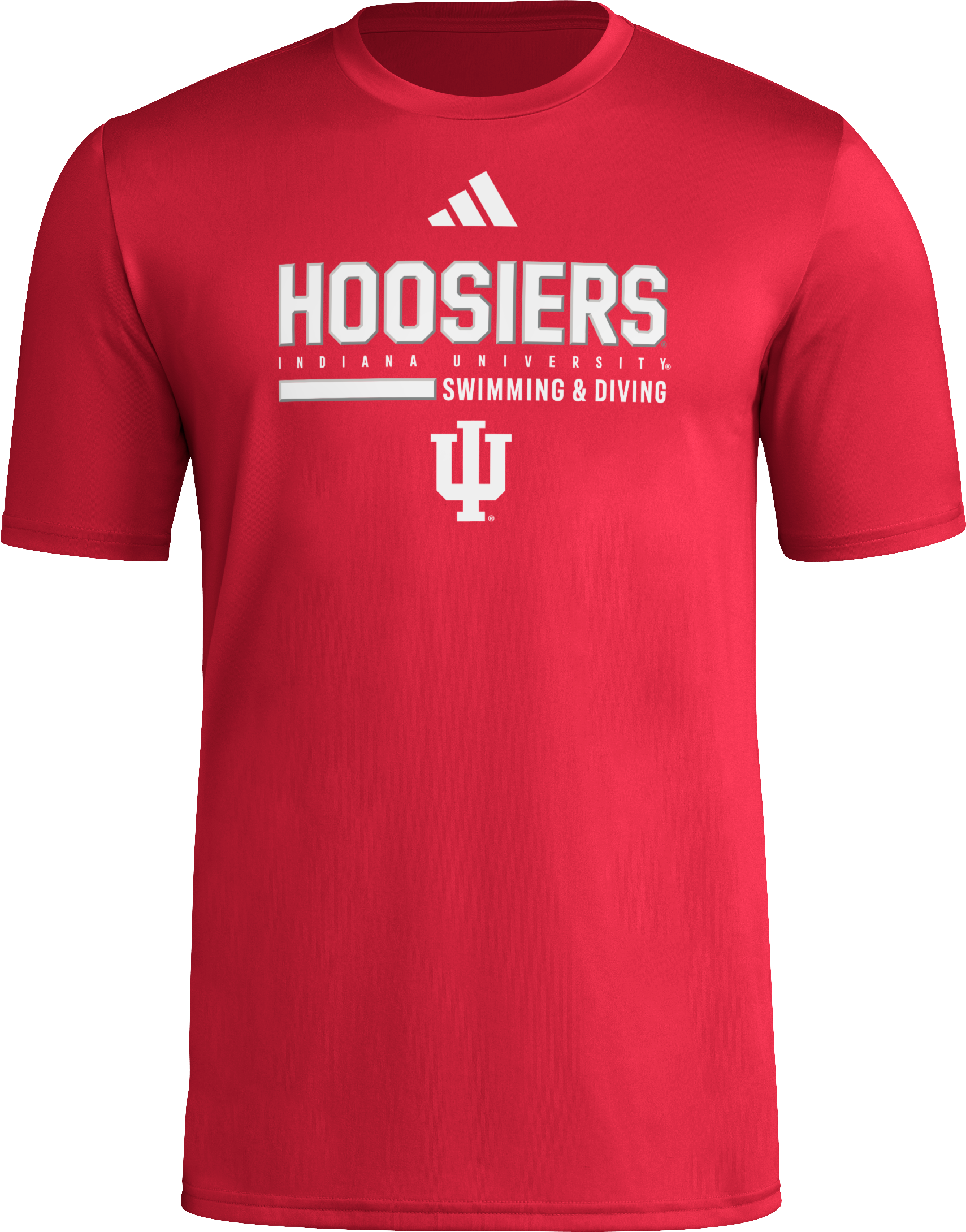 Indiana Hoosiers Swimming and Diving T-Shirt - Front view