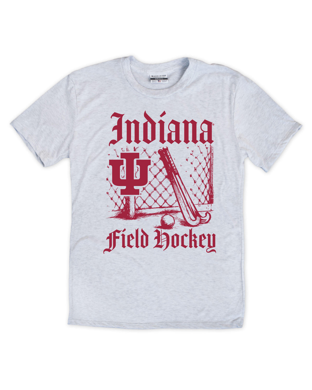 Indiana Hoosiers Field Hockey Retro Graphic Tee - Front View