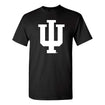 Indiana Hoosiers Trident Black T-Shirt - Front View
