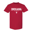Indiana Hoosiers Football Crimson T-Shirt - Front View