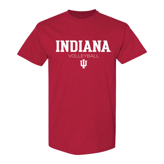 Indiana Hoosiers Volleyball Crimson T-Shirt - Front View