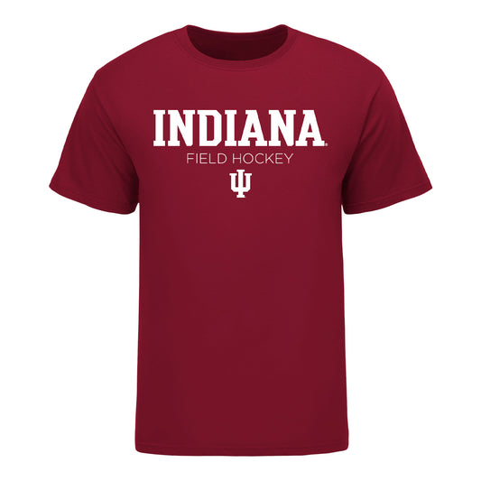 Indiana Hoosiers Field Hockey Crimson T-Shirt - Front View