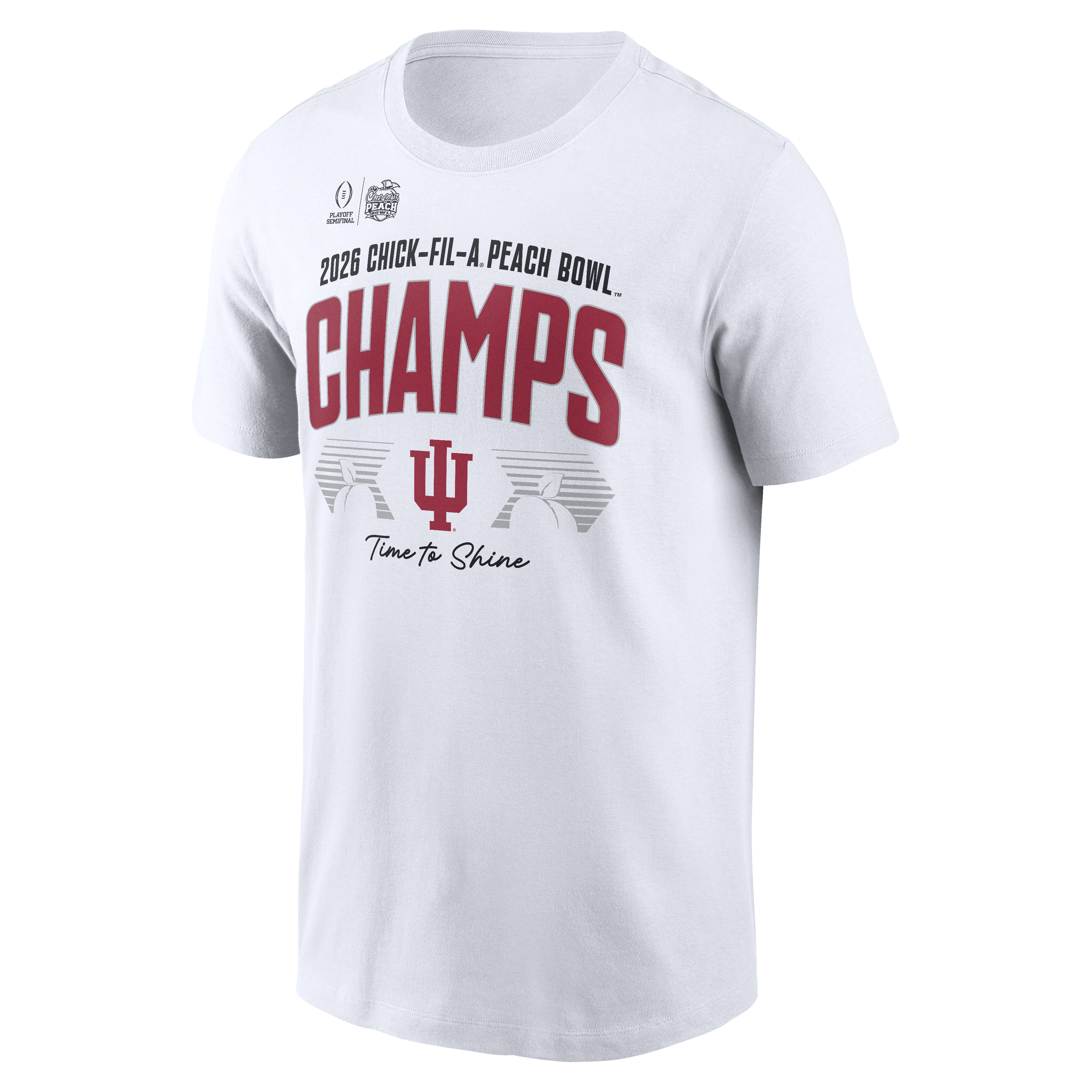 Indiana Hoosiers 2026 Peach Bowl Game Champs T-Shirt