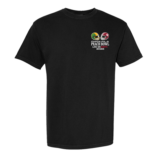 Indiana Hoosiers Peach Bowl Stadium Match Up T-Shirt - Front View