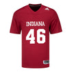 Indiana Hoosiers Adidas #46 Isaiah Jones Crimson Student Athlete Football Jersey - Front View