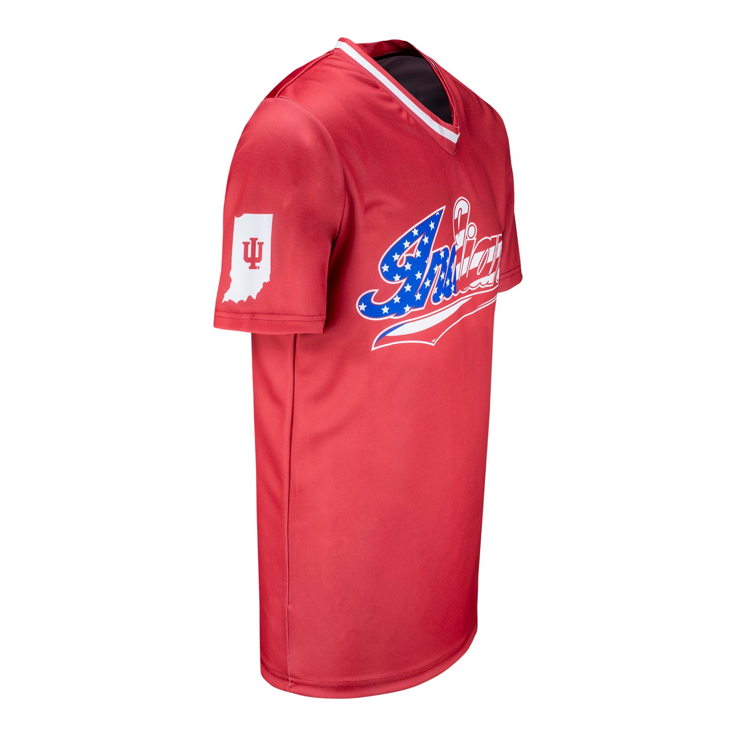 Indiana Hoosiers TCA Americana Baseball Jersey - Right view