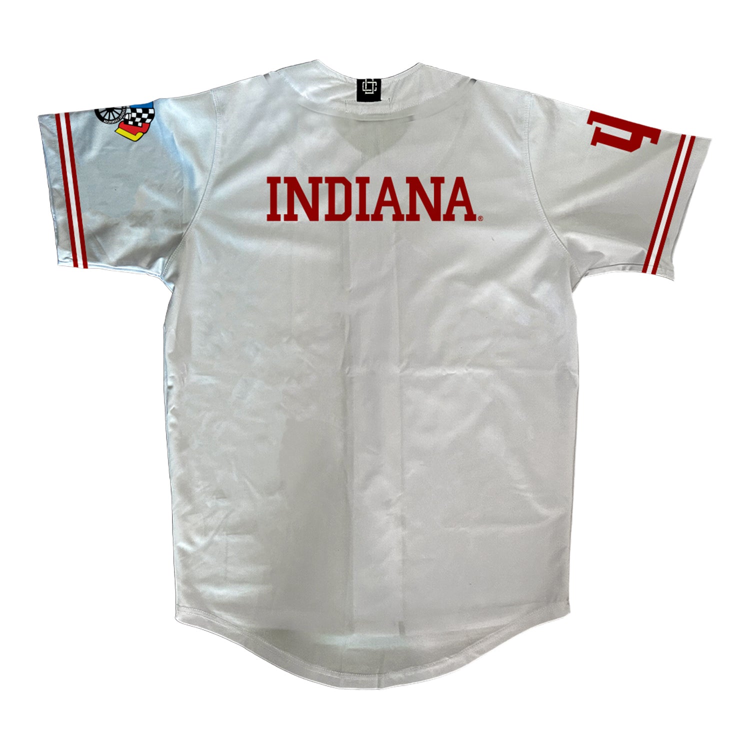 Indiana Hoosiers Little 500 Baseball Jersey - Back View
