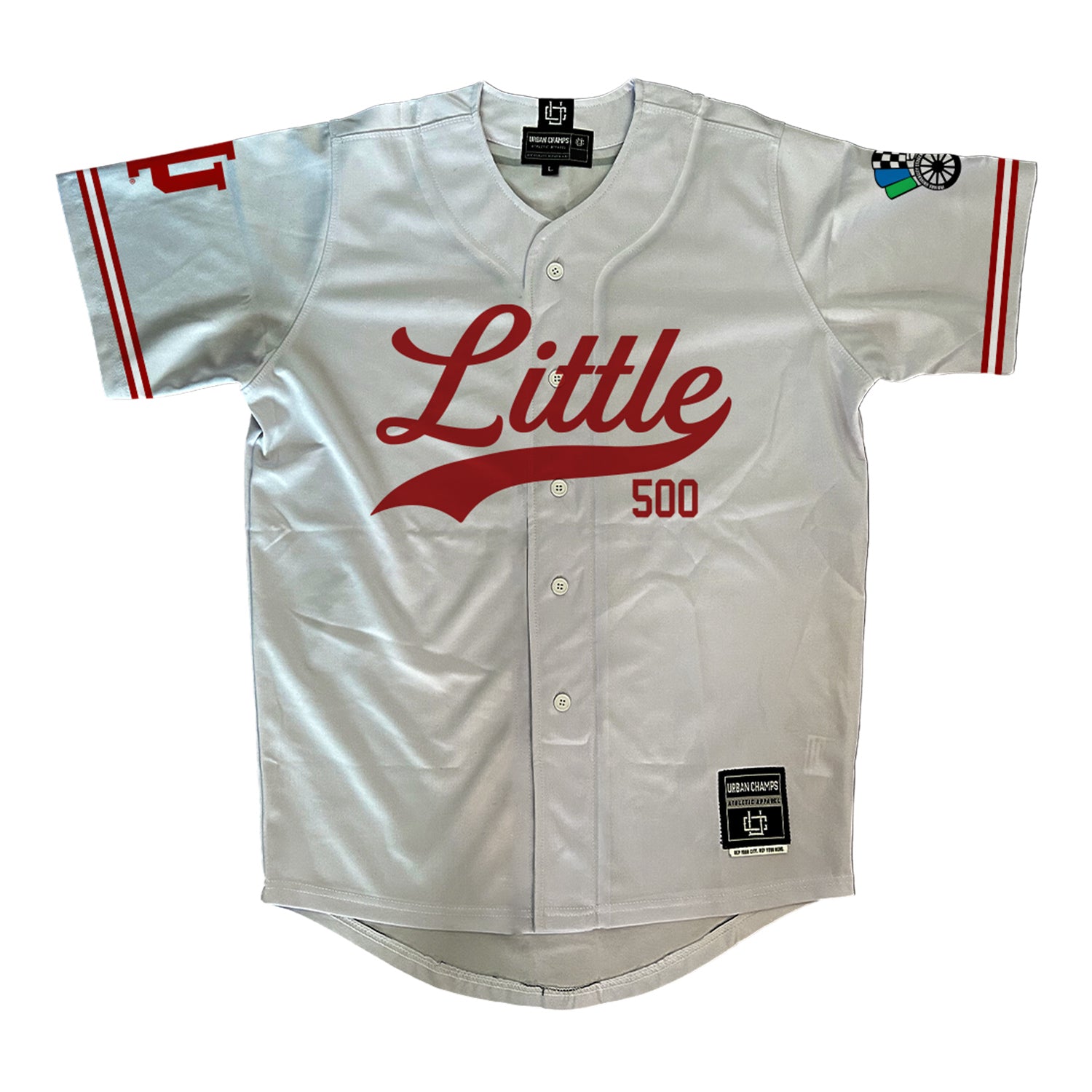 Indiana Hoosiers Little 500 Baseball Jersey - Front View