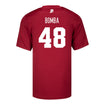 Indiana Hoosiers Adidas #48 James Bomba Crimson Student Athlete Football Jersey