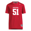 Indiana Hoosiers Adidas #51 Patrick Lucas Jr. Crimson Student Athlete Football Jersey - Front View