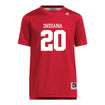 Indiana Hoosiers Adidas #20 Louis Moore Crimson Student Athlete Football Jersey - Front View