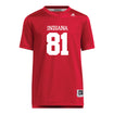 Indiana Hoosiers Adidas #81 Kurtis Robinson Crimson Student Athlete Football Jersey - Front View
