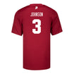 Indiana Hoosiers Adidas #3 Jojo Johnson Crimson Student Athlete Football Jersey