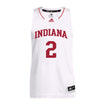 Indiana Hoosiers Adidas Men's Basketball White Student Athlete Jersey #2 Gabe Cupps - Front View