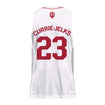 Indiana Hoosiers Adidas Men's Basketball White Student Athlete Jersey #23 Sharnecce Currie-Jelks - Back View