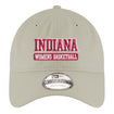 Indiana Hoosiers Women's Basketball Stone Adjustable Hat - Front View