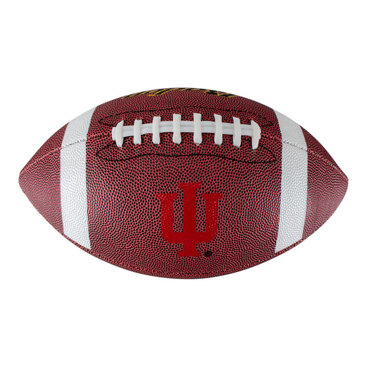 Indiana Hoosiers Full Size Composite Football - Front View