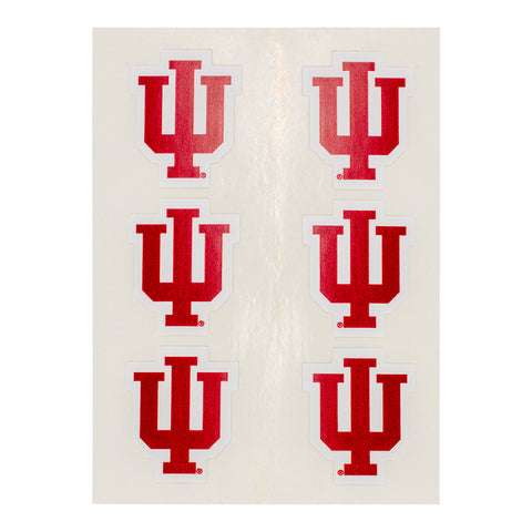 Indiana Hoosiers 6 Pack Trident Facecal - Front View