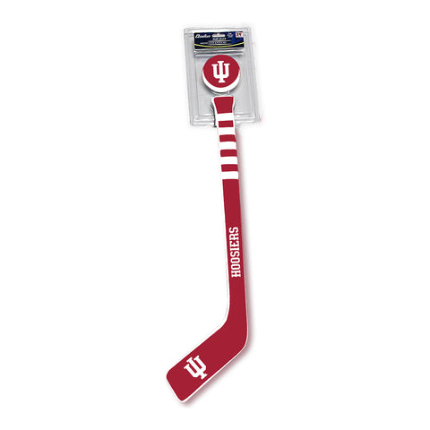 Indiana Hoosiers Toy 24" Hockey Stick and Puck - Front View