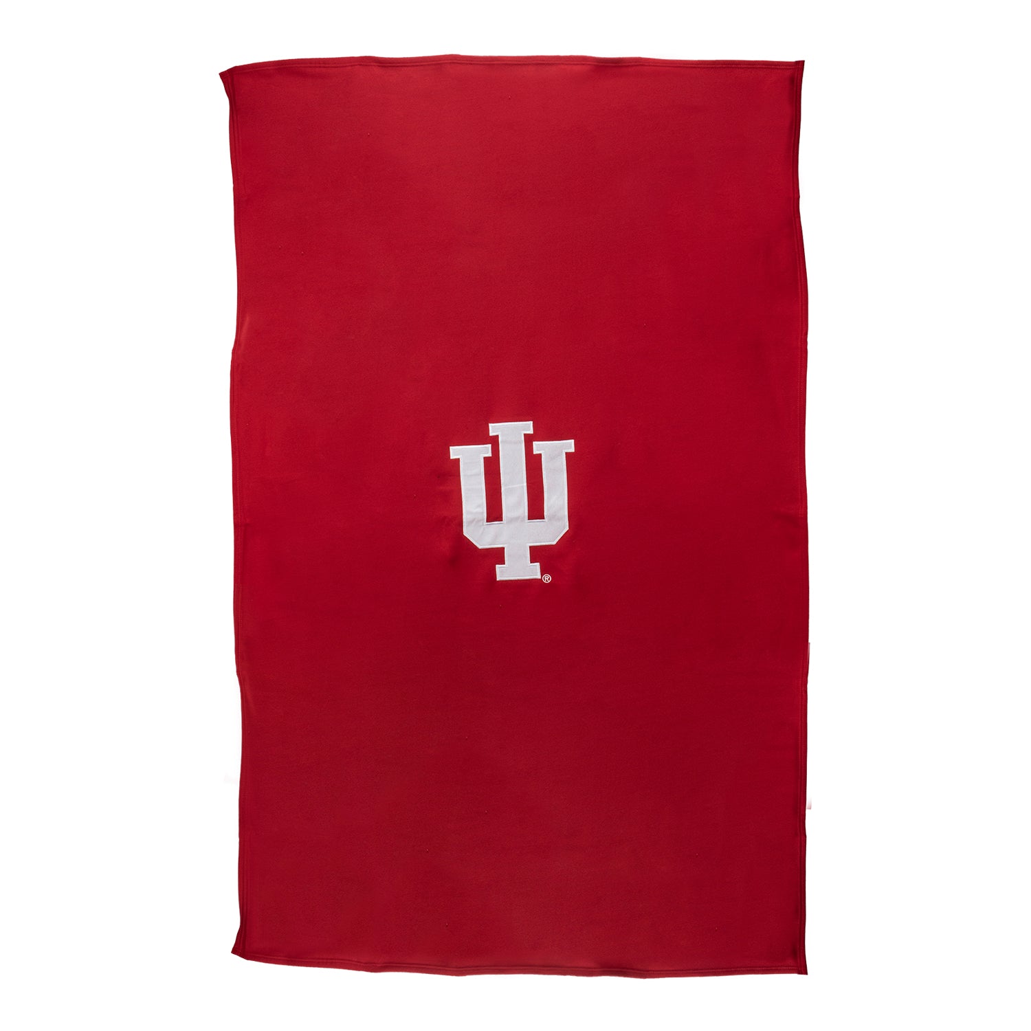 Indiana Hoosiers 54X84 Crimson Sweatshirt Blanket - Full View
