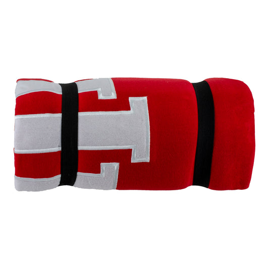 Indiana Hoosiers 54X84 Crimson Sweatshirt Blanket - Packed View