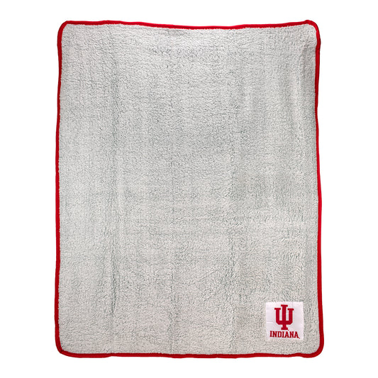 Indiana Hoosiers 50X60 Grey Blanket - Full View