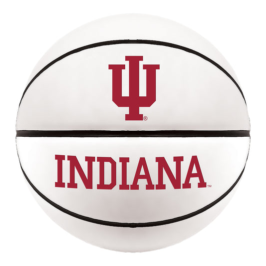 Indiana Hoosiers Autograph Official Size Basketball - Front View