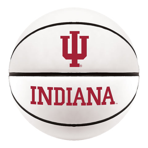 Indiana Hoosiers Autograph Official Size Basketball - Front View