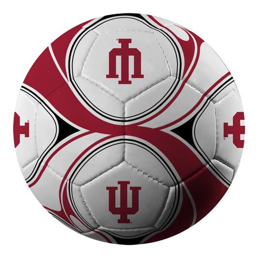 Indiana Hoosiers Full Size Soccer Ball - Front View