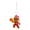 Indiana Hoosiers Basketball Gingerbread Man Ornament - Front View
