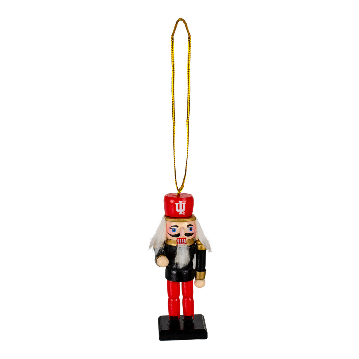 Indiana Hoosiers Nutcracker Ornament - Front View