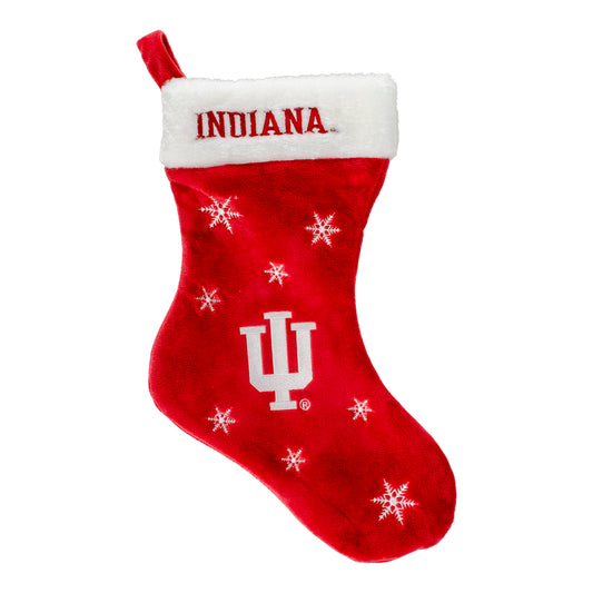 Indiana Hoosiers Holiday Stocking - Front View