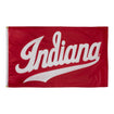 Indiana Hoosiers 3x5 Script Flag - Front View