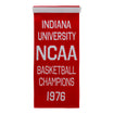 Indiana Hoosiers 8"x18" Basketball Championship Banners - 1976 Banner