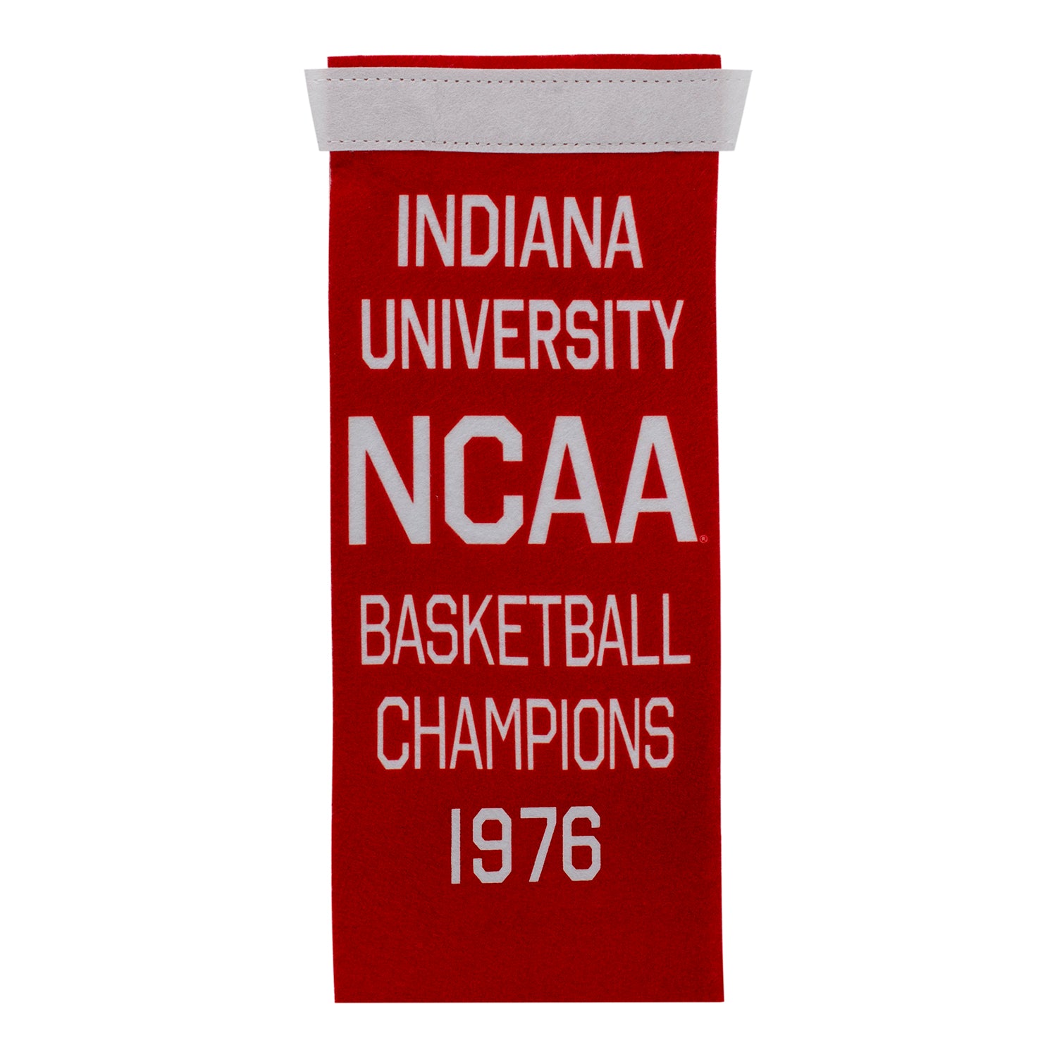 Indiana Hoosiers 5"x12" Basketball Championship Banners - 1976 Banner