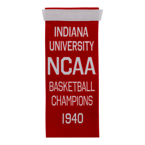 Indiana Hoosiers 5"x12" Basketball Championship Banners