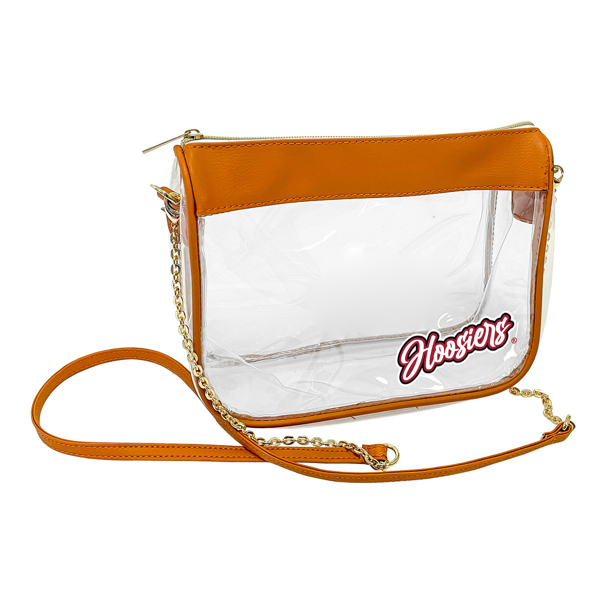 Indiana Hoosiers Clear Hype Bag - Front View