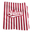 Indiana Hoosiers Candy Stripe Blanket - Front View