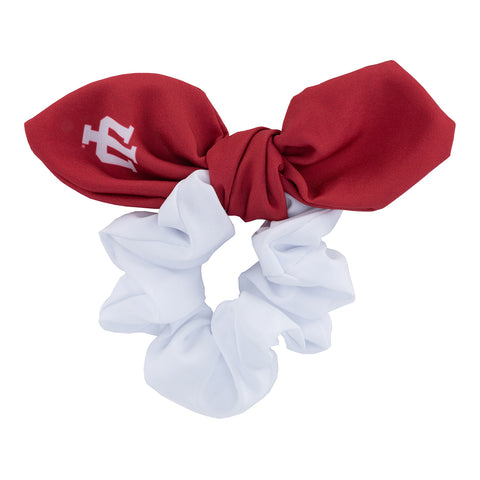 Indiana Hoosiers Plaid Scrunchie - Front View