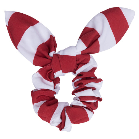 Indiana Hoosiers Candy Stripe Scrunchie - Front View