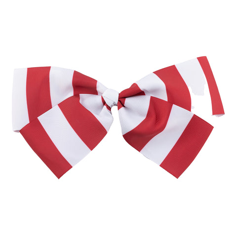 Indiana Hoosiers Youth Candy Stripe Hair Bow - Front View