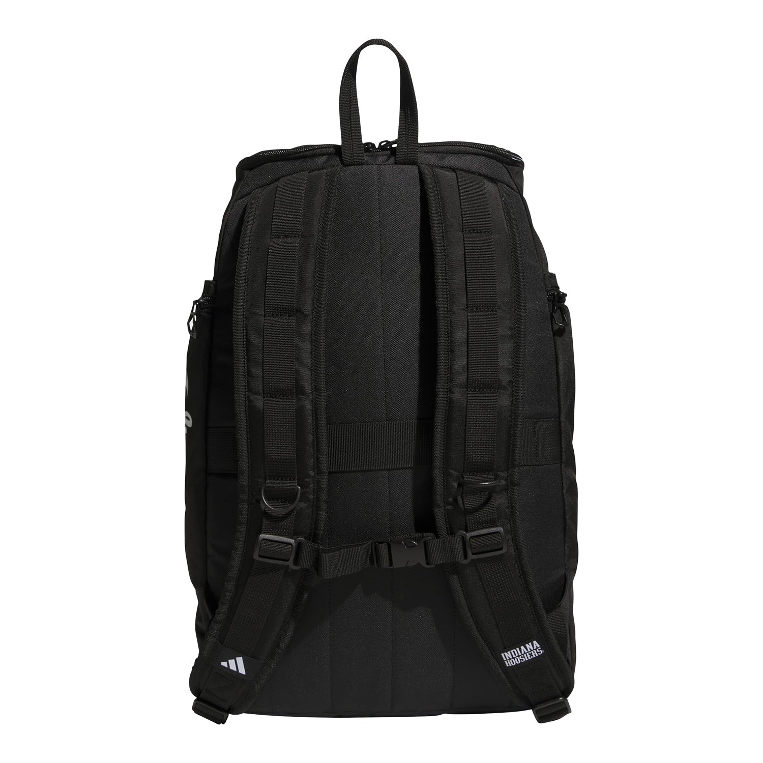 Indiana Hoosiers Adidas 5 Star Team - Back View Black Backpack - tr