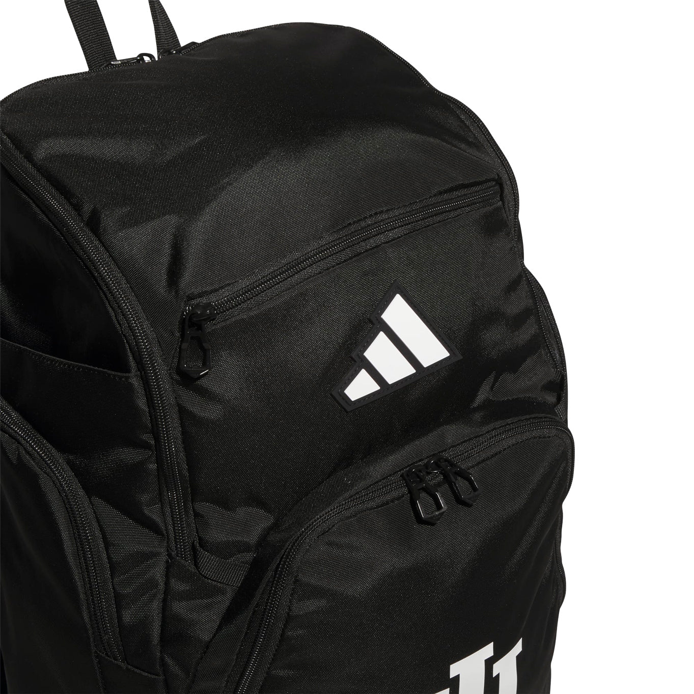 Indiana Hoosiers Adidas 5 Star Team Black Backpack - Logo View