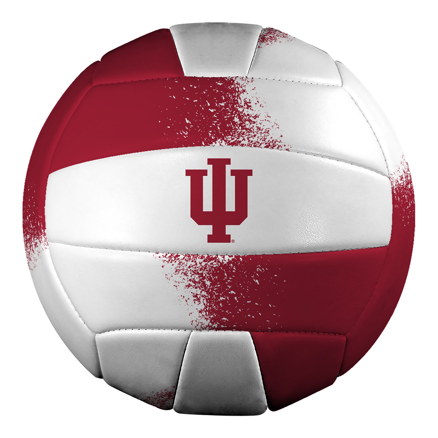 Indiana Hoosiers Mini Fade Volleyball - Front View