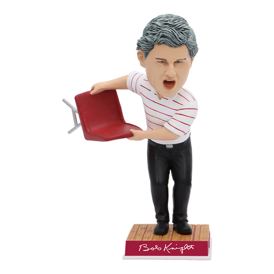 Bob Knight Chair Throwing Bobblehead - Front View