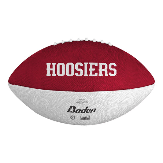 Indiana Hoosiers Red Composite Junior Football - Front View
