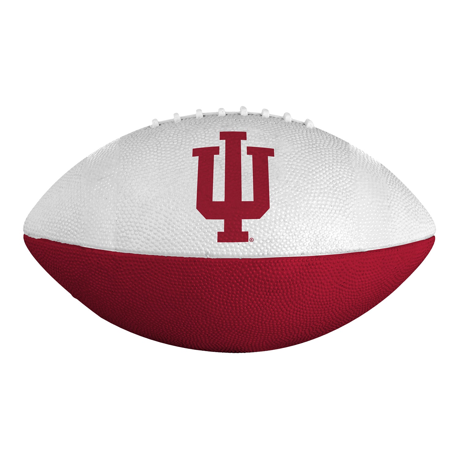 Indiana Hoosiers Red Composite Junior Football - Back View