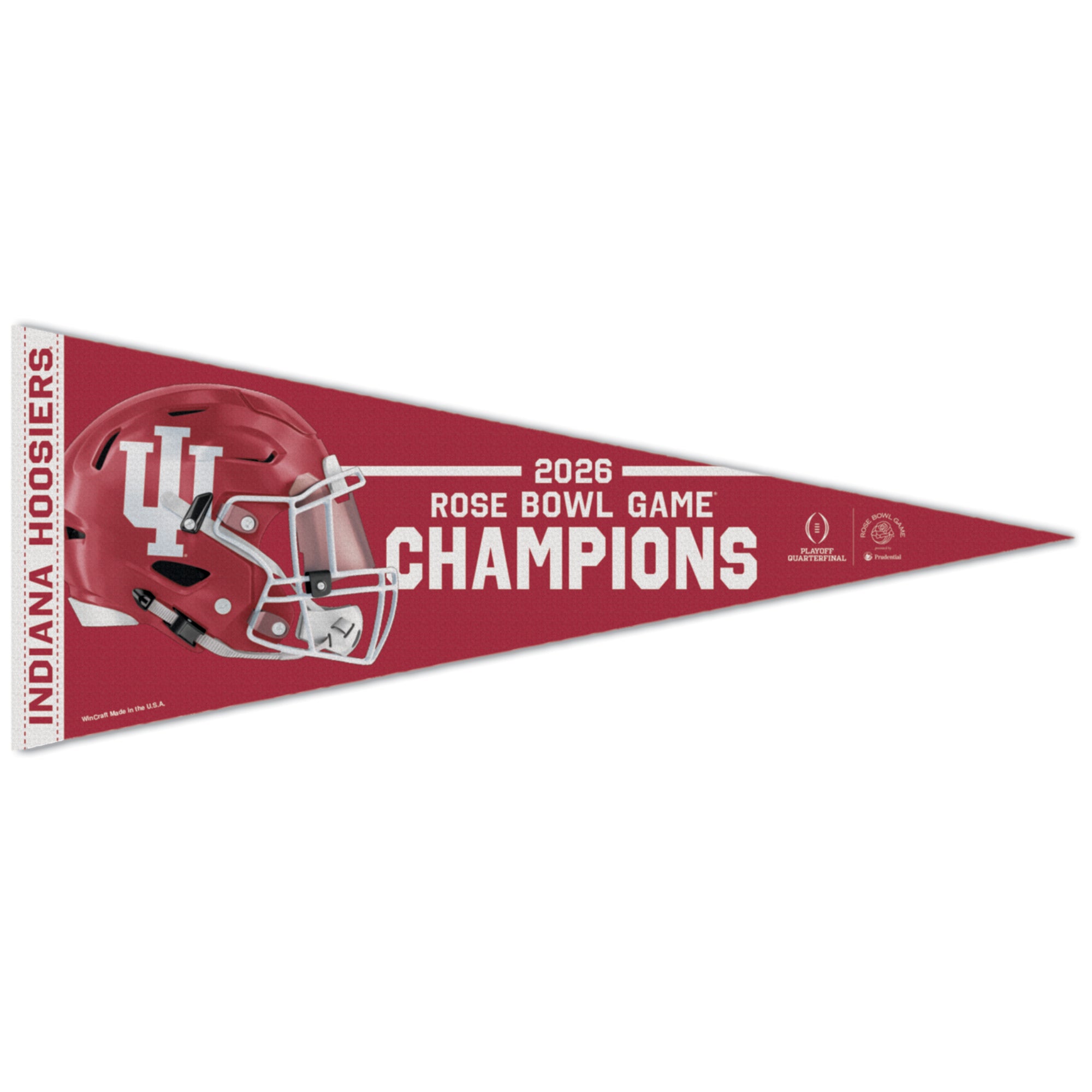Indiana Hoosiers Rose Bowl Game Champions Pennant